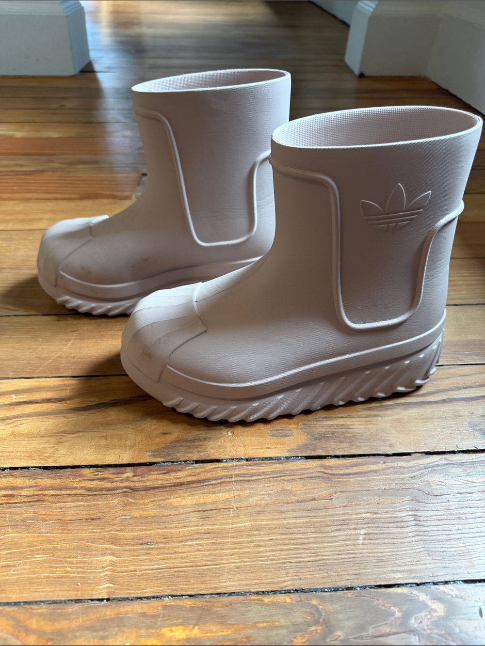 Adidas Pink Matte Waterproof Boot